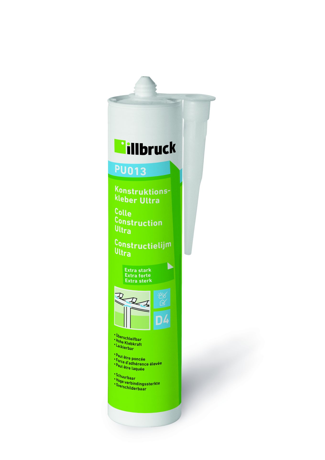 ILLBRUCK PU013 CONSTRUCTIELIJM TRANSPARANT ULTRA 310ML